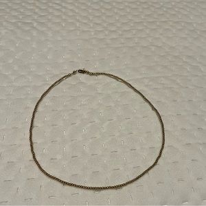 gold beaded enewton necklace!